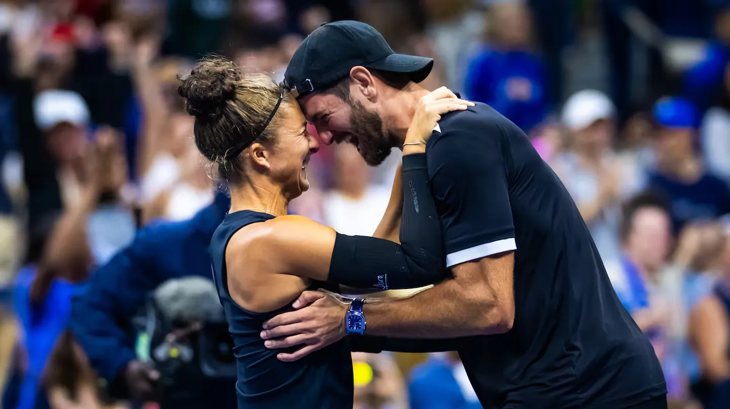Andrea Vavassori trên sân đấu, thể hiện tinh thần maestro trong từng pha bóng.