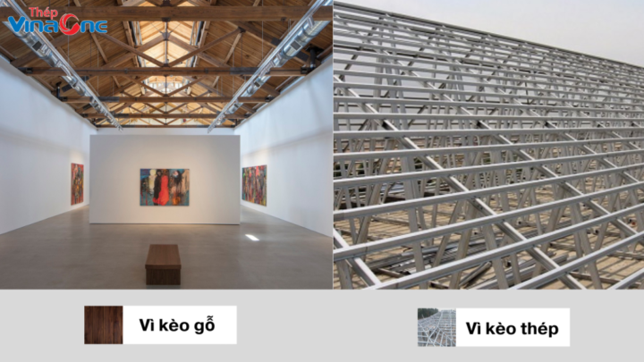 So sánh cấu trúc kèo gỗ truyền thống và kèo thép hiện đại trong các công trình kiến trúc