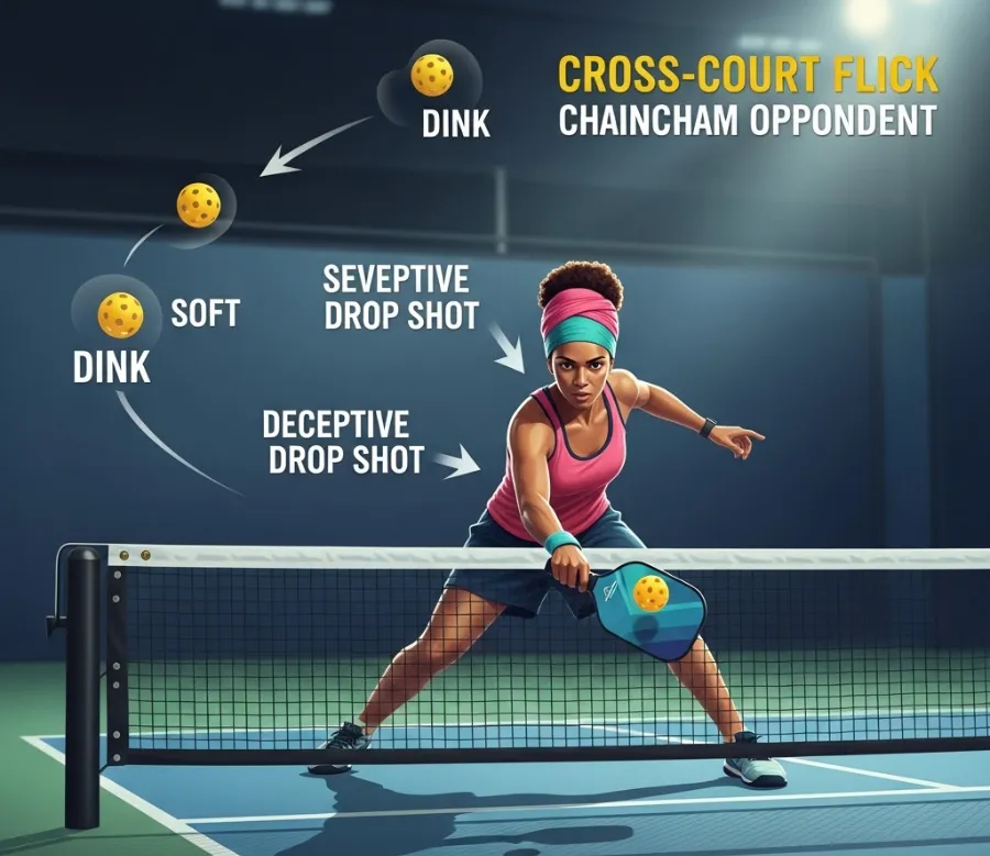 Kết hợp kỹ thuật đánh backhand nhanh để phản công hiệu quả với các đòn đánh khác