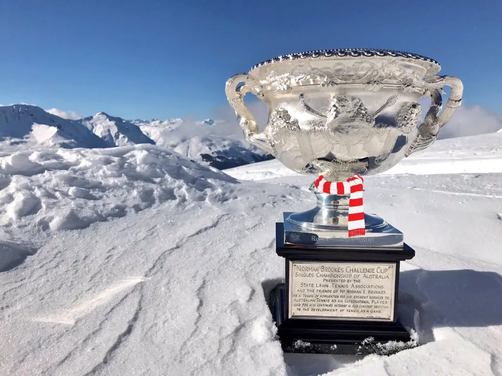 Cúp thử thách Norman Brookes biểu tượng vinh quang tại giải tennis Úc Mở Rộng
