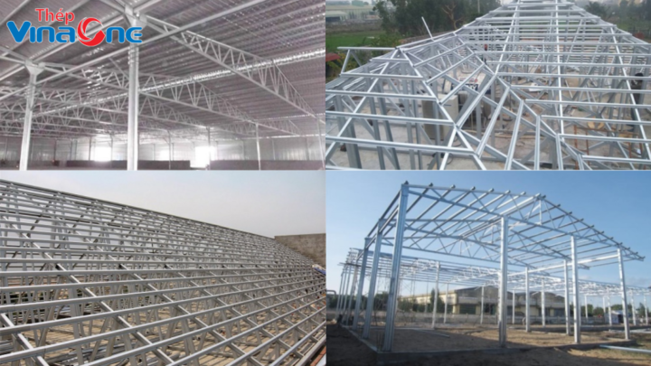 Khám phá các dạng kèo thép phổ biến và cách chúng chịu lực đòn tay trong xây dựng