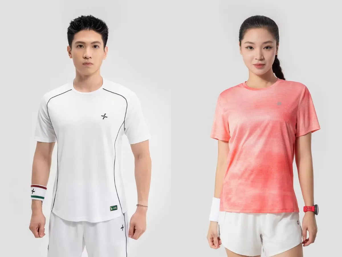 Quần áo thể thao giúp bạn tự tin và thoải mái vận động trên sân tennis