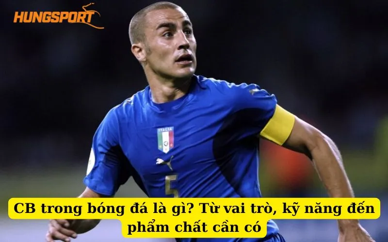 Hình ảnh tổng quan về vị trí cb trong bóng đá là gì, từ vai trò, kỹ năng đến phẩm chất cần có của một trung vệ.