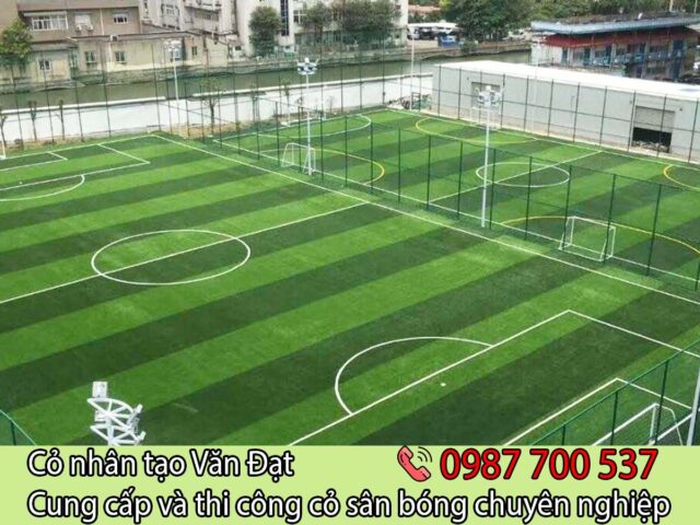 Sân bóng đá cỏ nhân tạo mang lại trải nghiệm thi đấu chuyên nghiệp