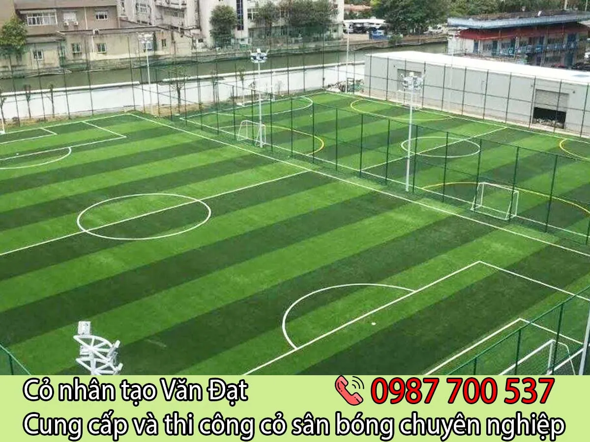 Sân bóng đá cỏ nhân tạo mang lại trải nghiệm thi đấu chuyên nghiệp