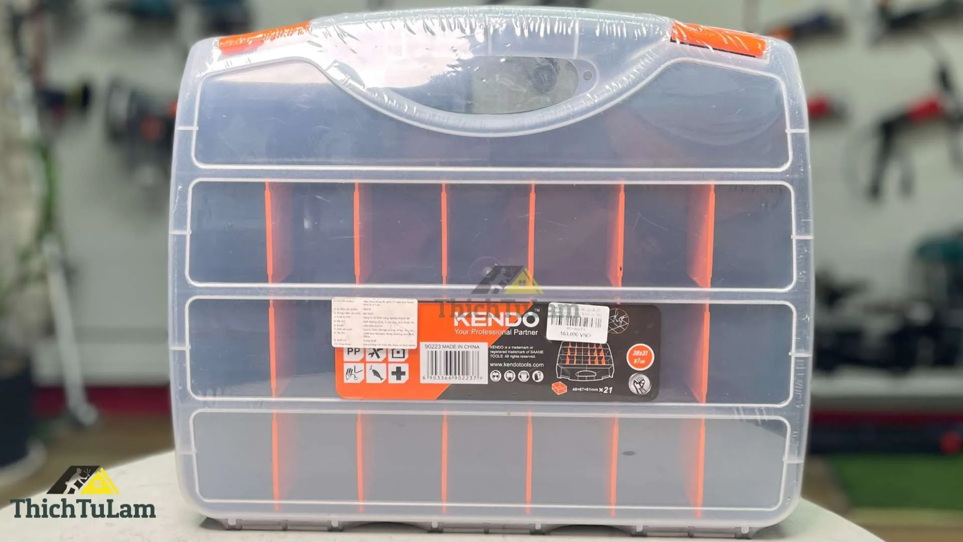 Hộp đựng đồ nghề 23 ngăn Kendo 90223: Khám phá kèo Kendo là gì trong sắp xếp vật tư