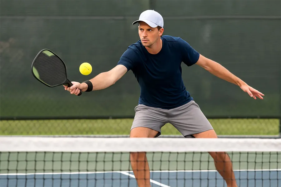 Kiểm soát độ cao và độ sâu là chìa khóa khi đánh trả bóng trong Hướng Dẫn Chiến Thuật Giao Bóng – Lên Lưới Hiệu Quả Cho Người Chơi Trung Cấp