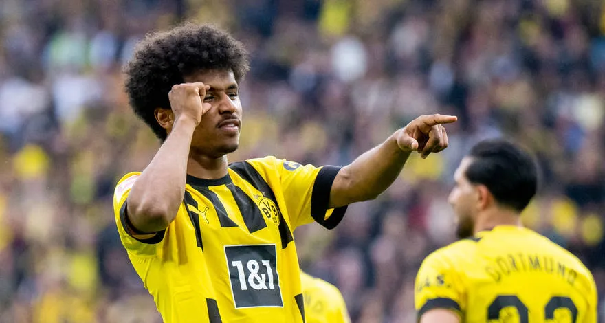 Karim Adeyemi, ngôi sao trẻ của Dortmund, thể hiện tốc độ ấn tượng trong danh sách top cầu thủ chạy nhanh nhất thế giới