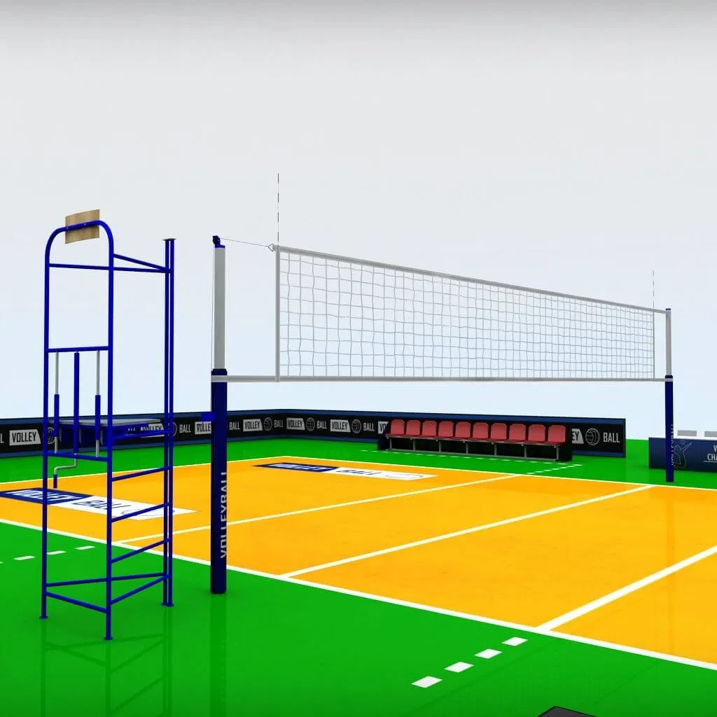 Quy Định Về Các Đường Kẻ Trên Sân Bóng Chuyền