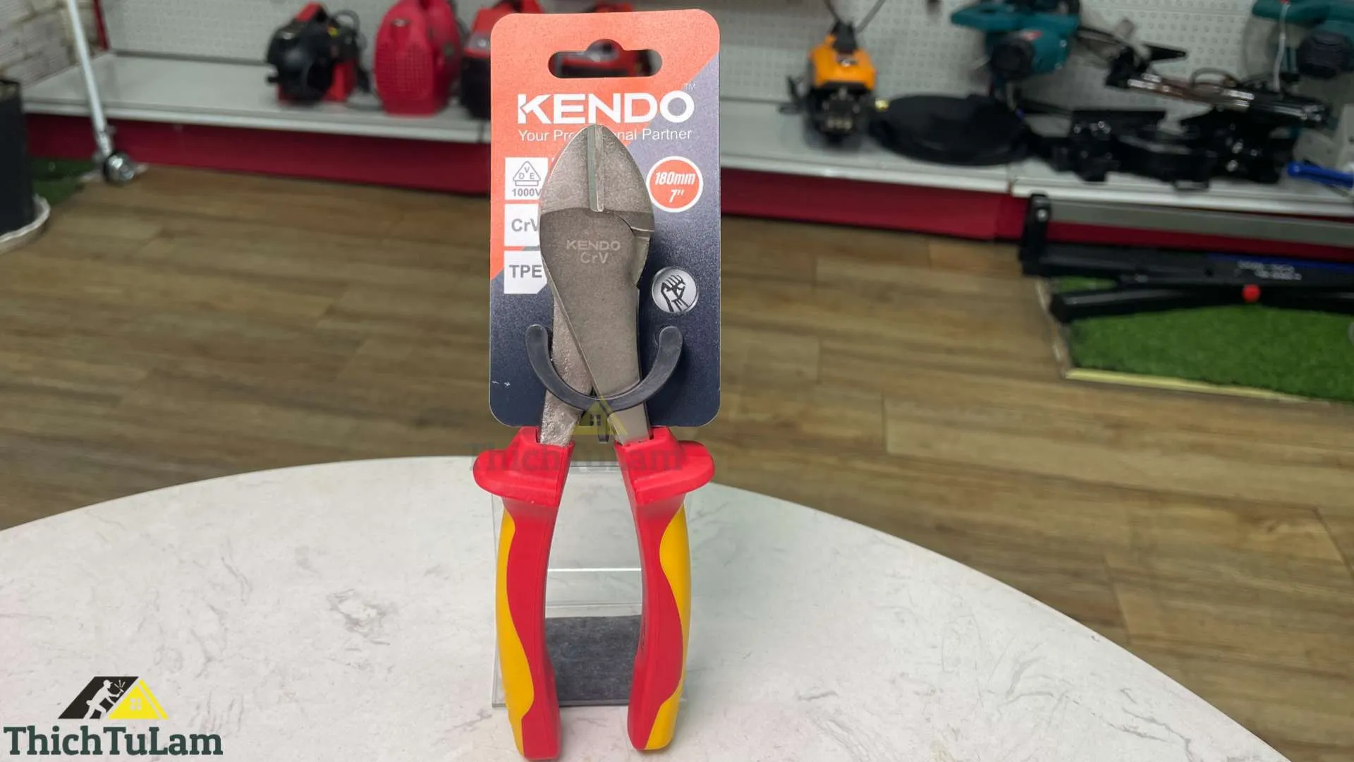 Kèo Kendo Là Gì: Kìm cắt hạng nặng cách điện 1000V VDE thép Cr-V 180mm từ thương hiệu Kendo