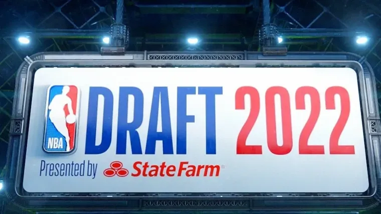 Logo chính thức của NBA Draft 2022, biểu tượng cho buổi draft trong bóng rổ và quá trình tuyển chọn tân binh