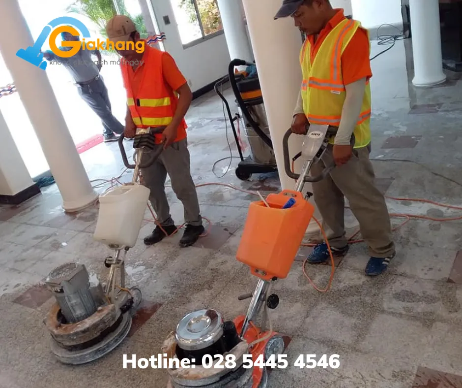 Đánh bóng đá hoa cương bằng gì: Dịch vụ phục hồi sàn đá chuyên nghiệp