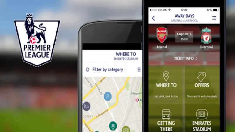 Ứng dụng di động hiện đại giúp người hâm mộ theo dõi lịch sử Premier League từ năm 1992 đến nay và các trận đấu