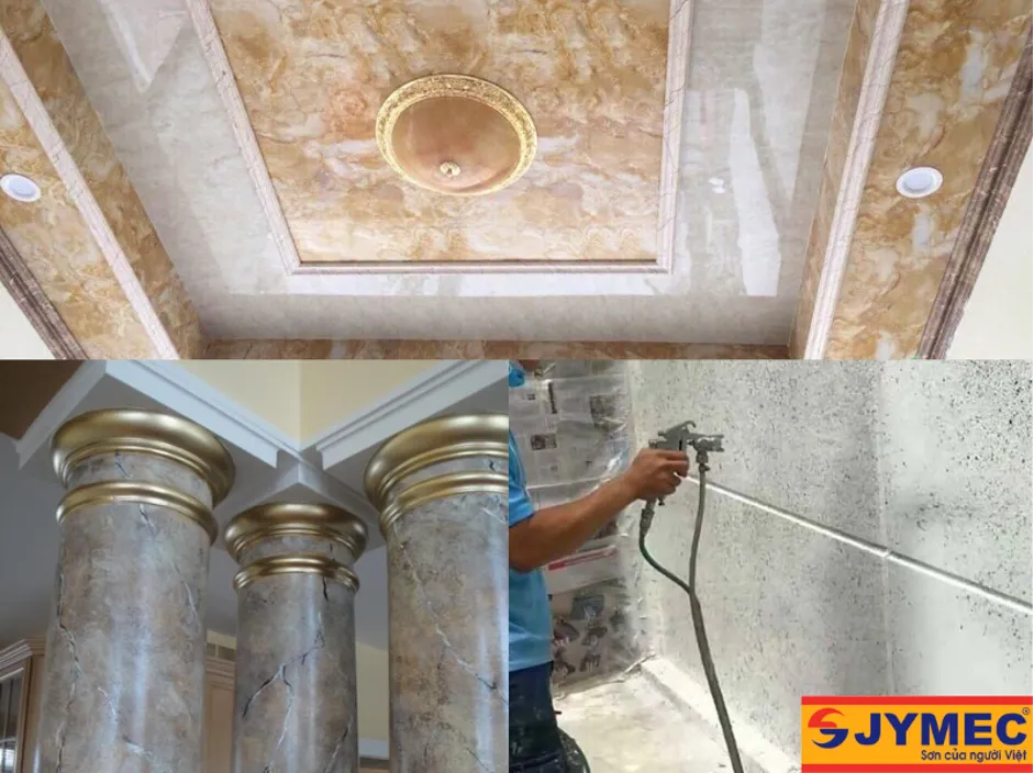 Bề mặt sử dụng sơn giả đá phổ biến, tương tự như các vị trí trên sân bóng đều có vai trò quan trọng đối với người đá bóng