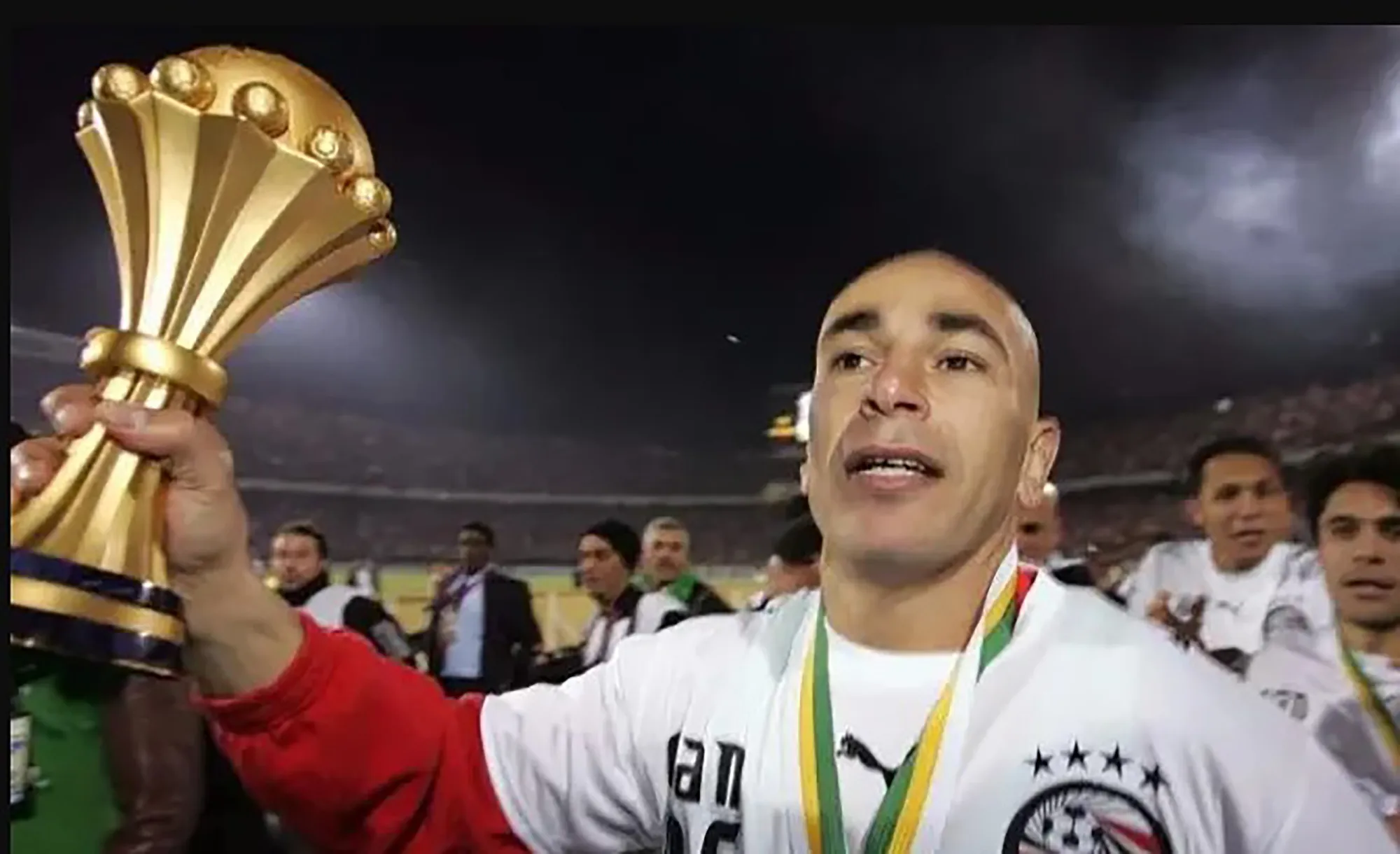 Hossam Hassan, tiền đạo ghi bàn hàng đầu của Ai Cập, sở hữu hàng loạt danh hiệu lớn trong sự nghiệp.