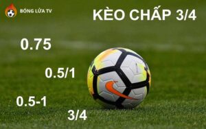 Kèo Chấp 3 4 Nghĩa Là Gì? Giải Mã Chi Tiết Kèo Handicap 0.75 Trái